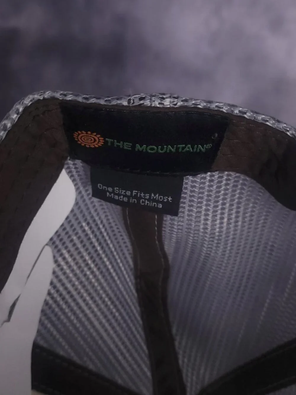 The Mountain If It Ain't Flying You Ain't Trying embroidered trucker cap hat